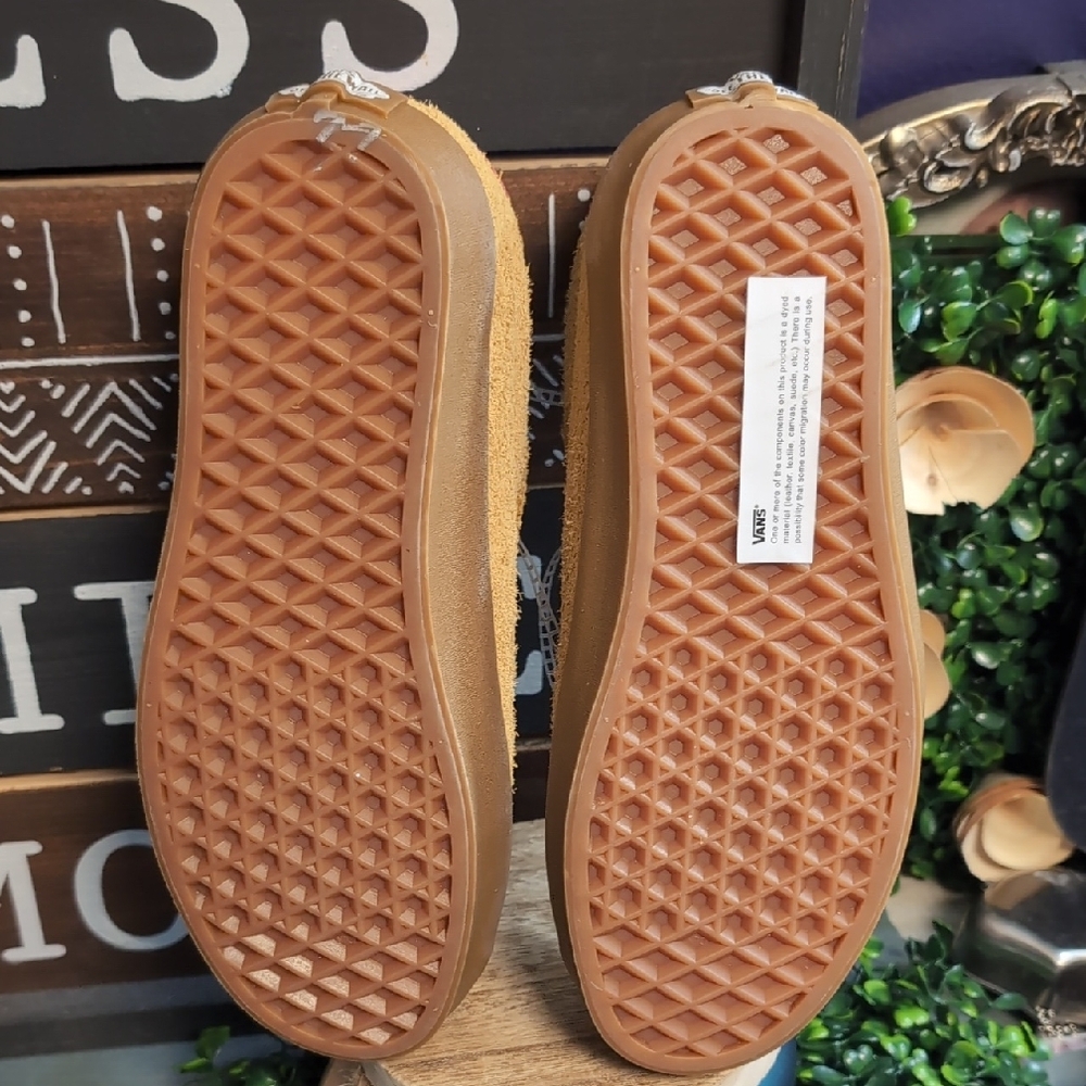 Sassy Suede & Popn Pink Leather Ladies Vans - Picture 6 of 14